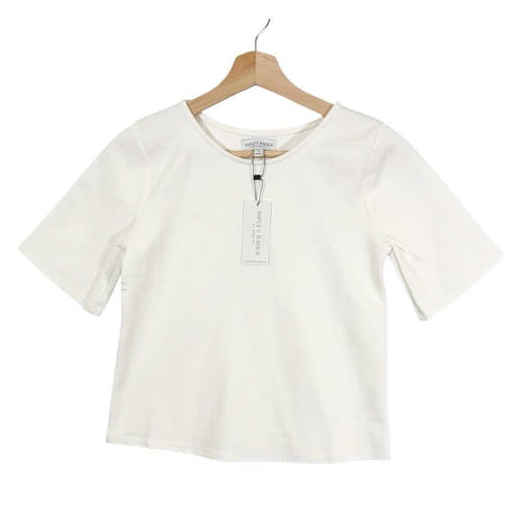 NEW RIPLEY RADER Ponte Knit Short Sleeve Top Size 1 US XS - Picture 3 of 10